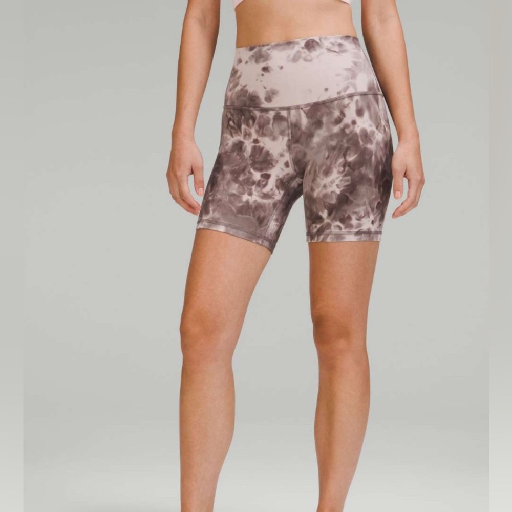 Lululemon Align High-Rise Shorts Sz 4, 5” Inseam Diamond Dye Mink Berry